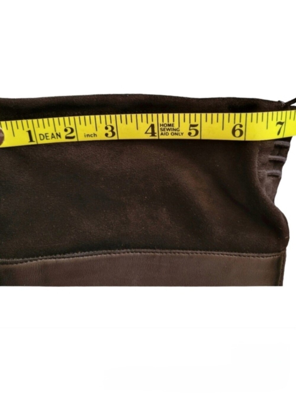French Connection "Calina" Black Leather & Suede Over The Knee Boots Size 8.5 - Picture 13 of 13